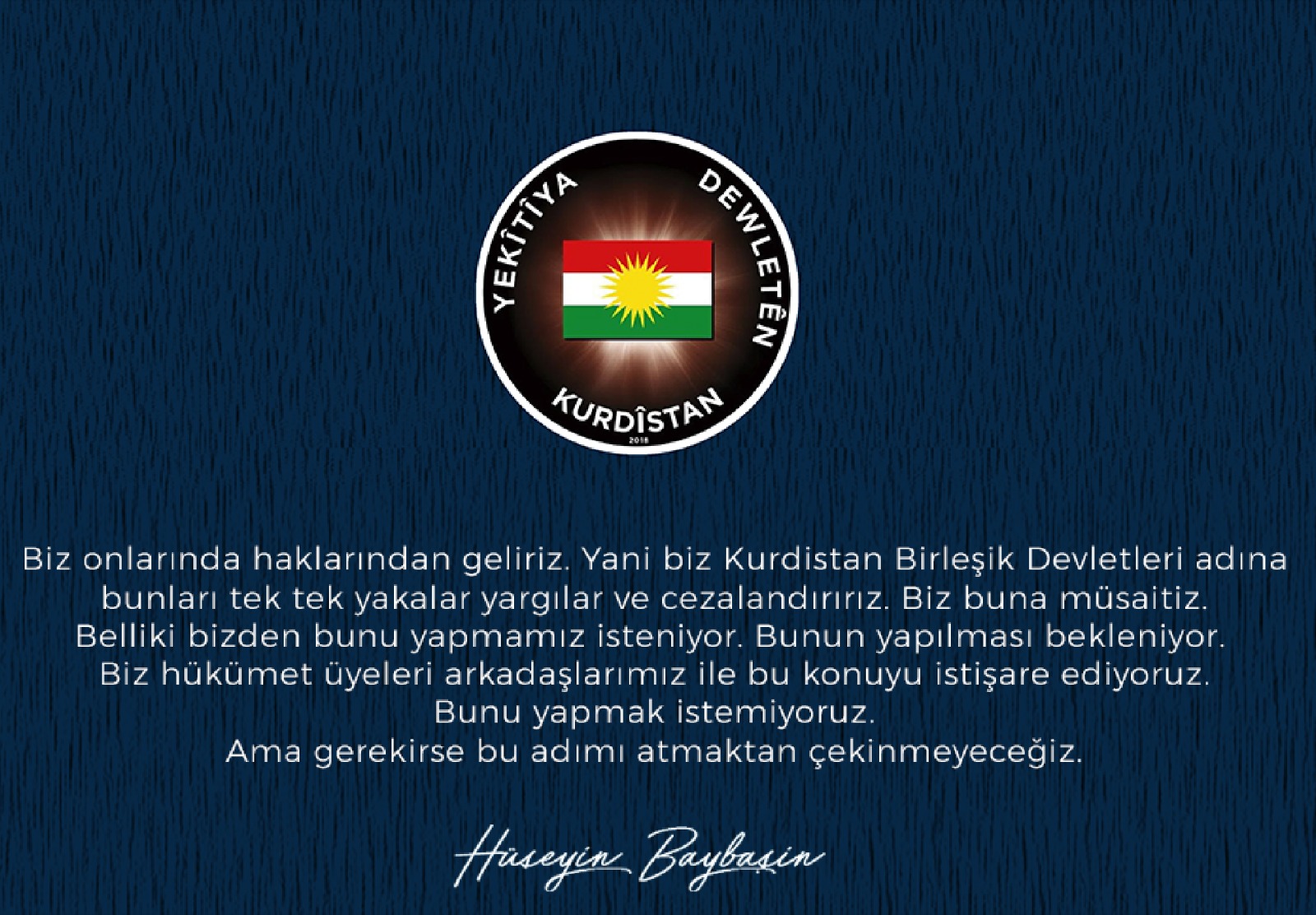 SON GÖRÜŞMELER VE YAZIŞMALARA DAİR BİLGİLENDİRME YAZIMIZ